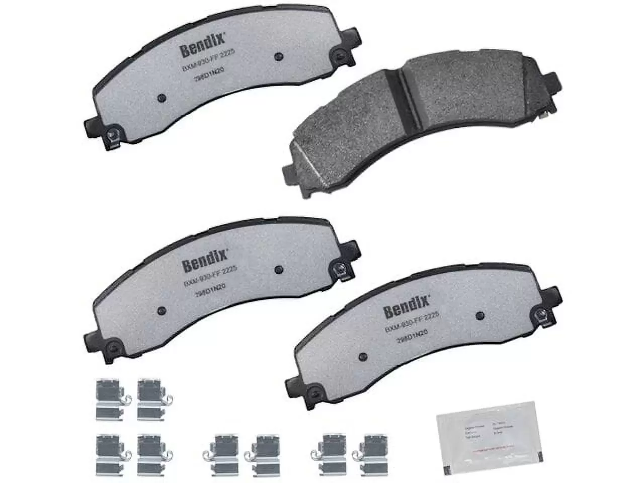 Rear Brake Pad Set - Compatible with 2019 - 2022 Ram 3500 2020 2021