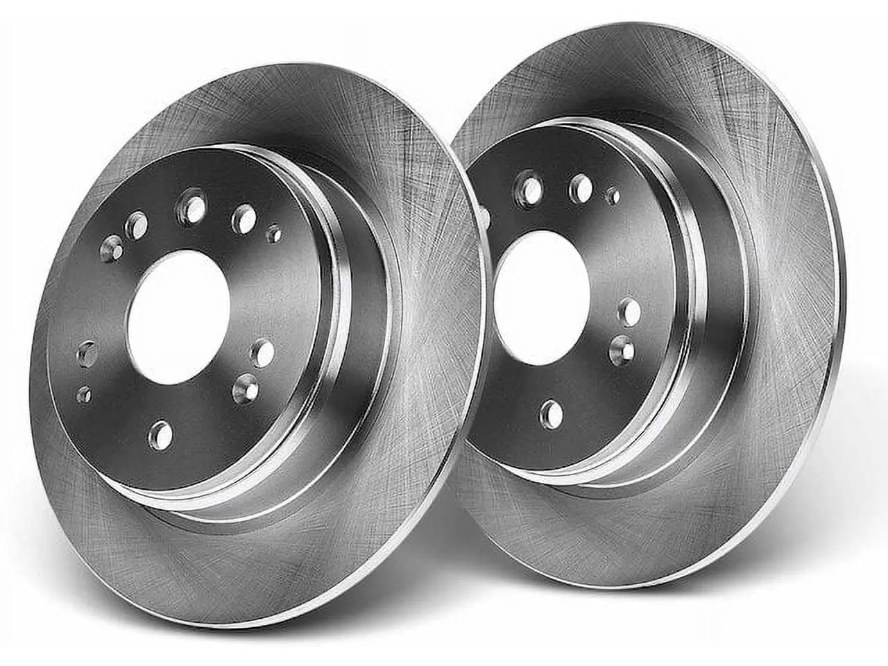 Rear Brake Rotor Set 2 - Compatible with 2003 - 2011 Honda Element 2.4L 4-Cylinder 2004 2005 2006 2007 2008 2009 2010