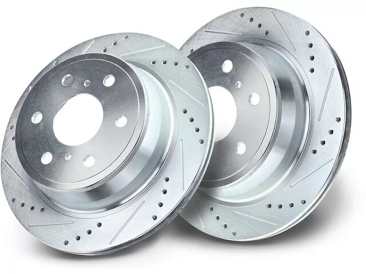 Rear Brake Rotor Set 2 - Compatible with 2007 - 2020 Chevy Tahoe 2008 2009 2010 2011 2012 2013 2014 2015 2016 2017 2018 2019