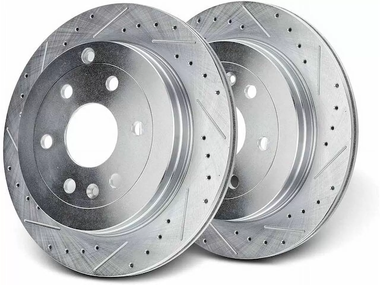 Rear Brake Rotor Set 2 - Compatible with 2009 - 2017 Chevy Traverse 3.6L V6 2010 2011 2012 2013 2014 2015 2016