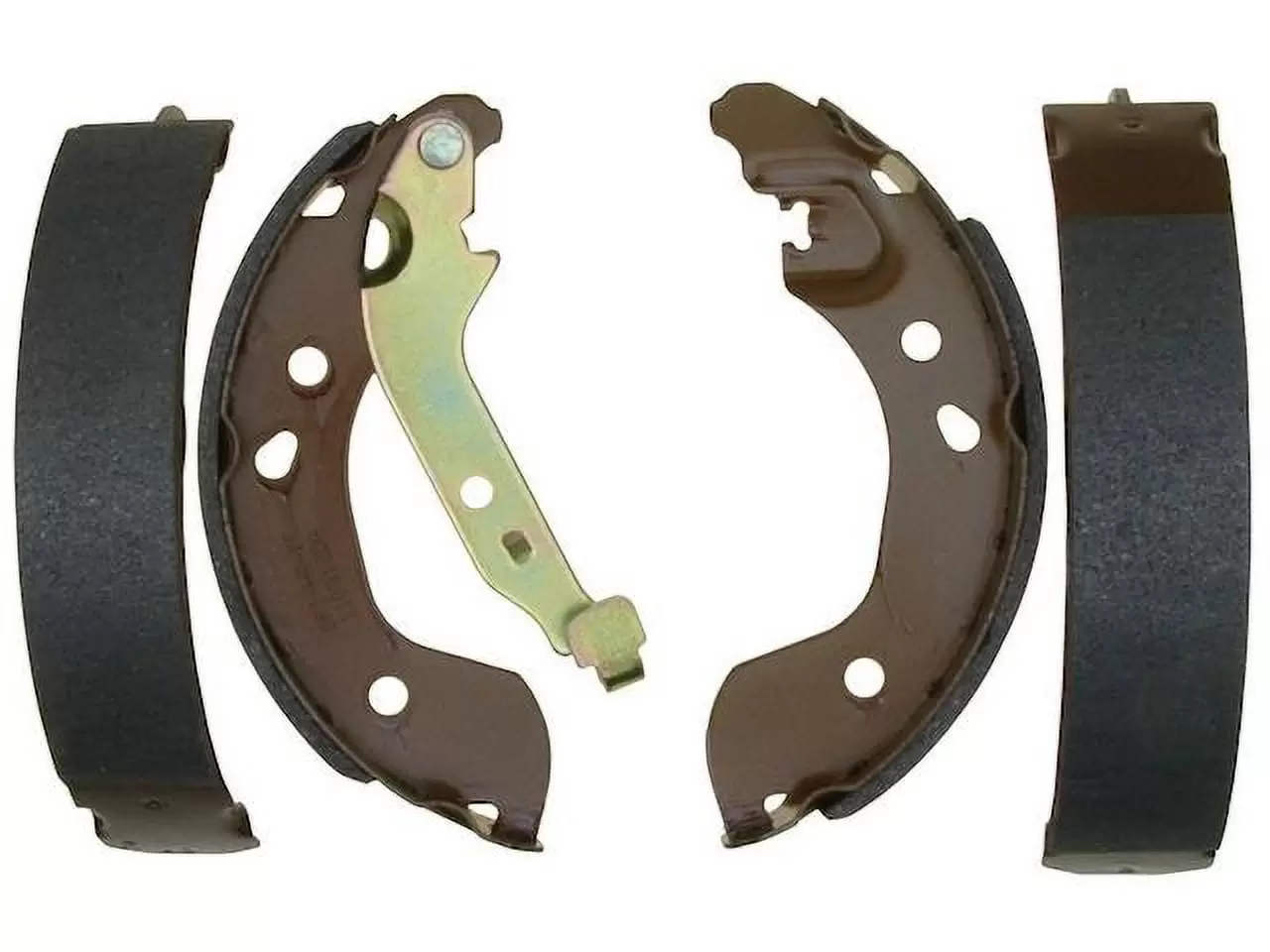 Rear Brake Shoe Set - Compatible with 2012 - 2019 Nissan Versa 1.6L 4-Cylinder 2013 2014 2015 2016 2017 2018