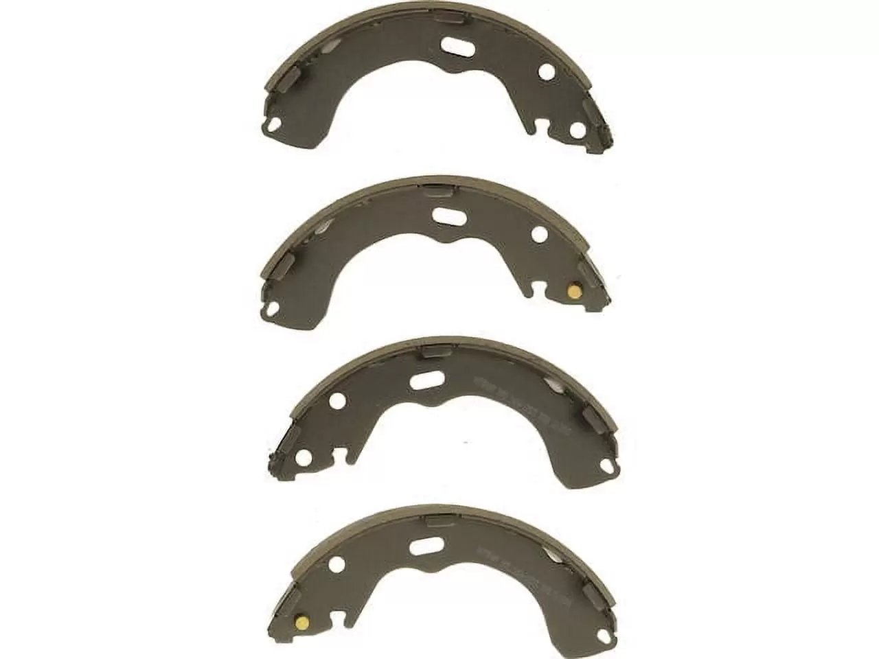 Rear Brake Shoe - Set of 4 - Compatible with 2001 - 2005. 2007 Ford Escape (Up To 01/08/2007) 2002 2003 2004