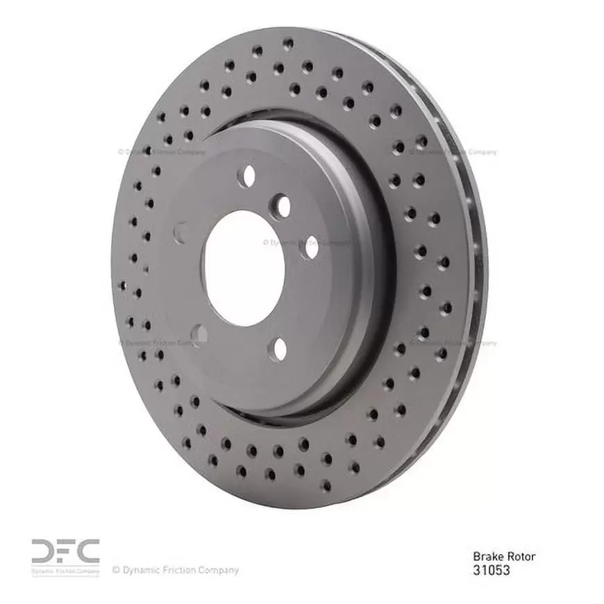 Rear Dynamic Friction Company GEOSPEC Coated Brake Rotor 624-31053 (1) For 2001-2005 BMW 330i. 2001-2005 BMW 330xi. 2001-2006 BMW 330Ci