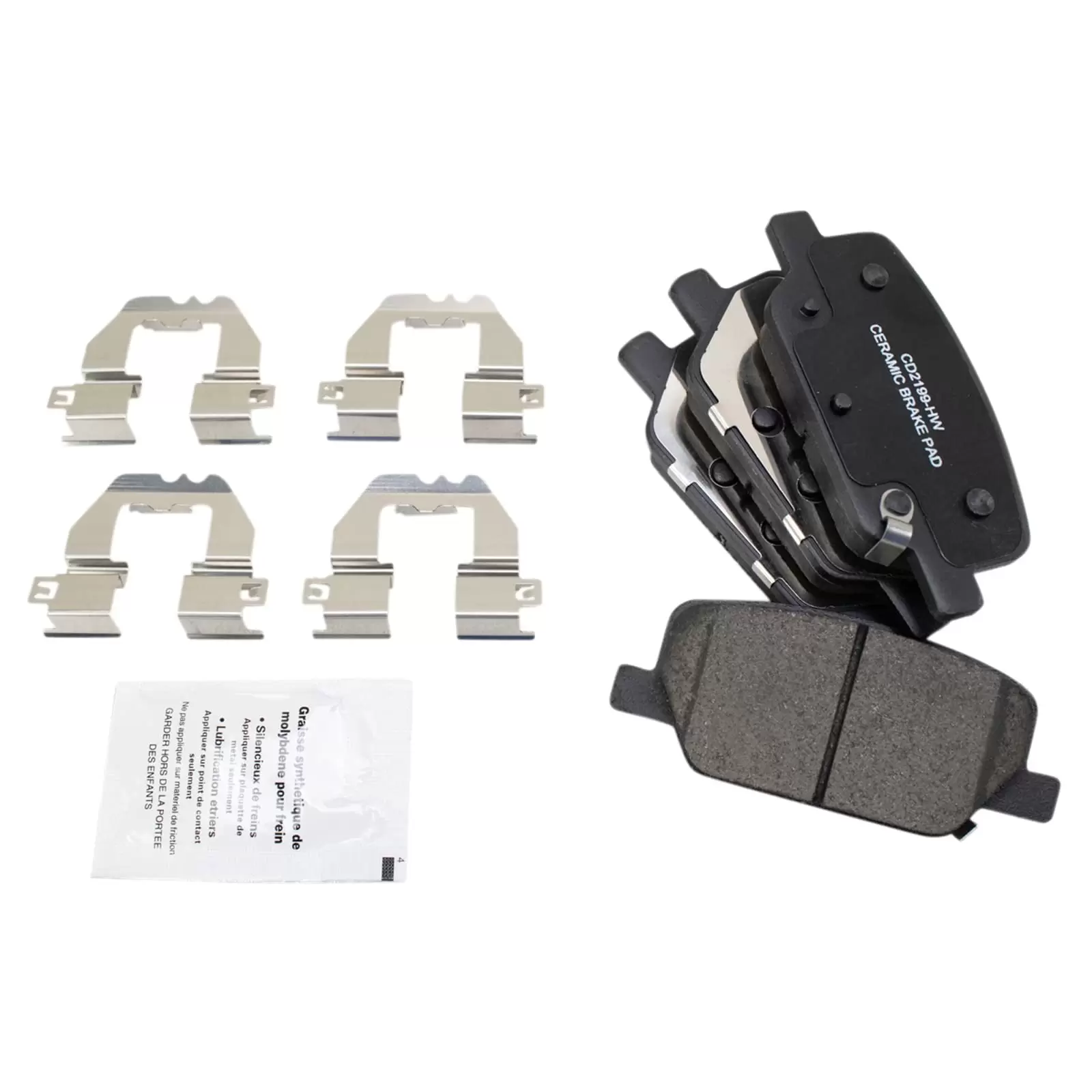 TRQ Rear Ceramic Disc Brake Pad Set for Hyundai Santa Fe Pallisade Kia Telluride BFA19017 Fits select: 2020-2021 HYUNDAI PALISADE