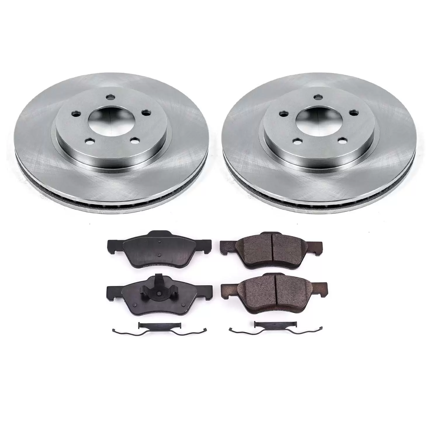 Ultimate Brakes Front Ceramic Brake Pad and Rotor Kit with Hardware WM80061