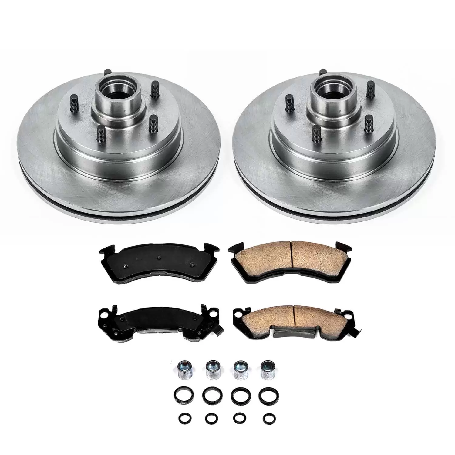 Ultimate Brakes Front Semi-Metallic Brake Pad and Rotor Kit with Hardware WM80515