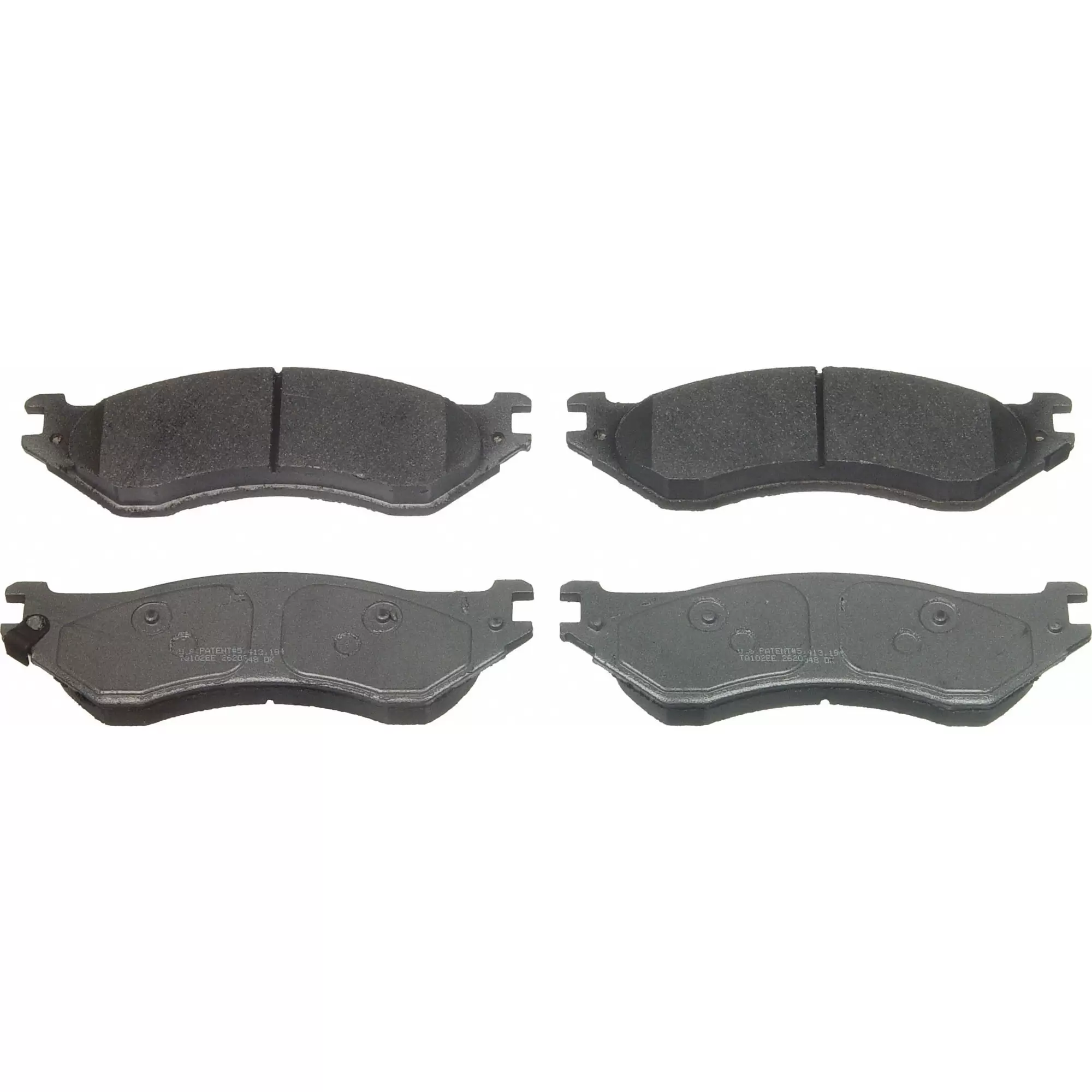 Wagner ThermoQuiet MX702A Semi-Metallic Disc Brake Pad Set