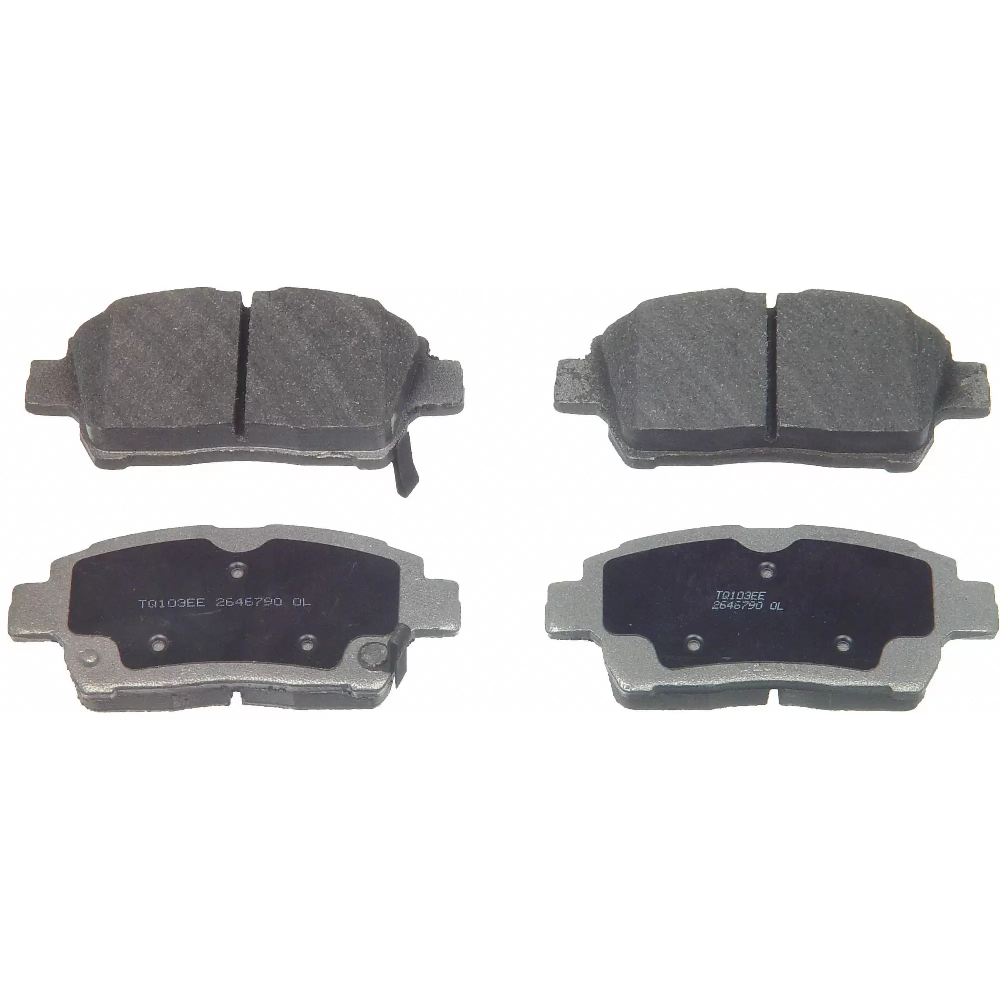 Wagner ThermoQuiet MX822 Semi-Metallic Disc Brake Pad Set Fits select: 2001-2002 TOYOTA ECHO. 2000 TOYOTA CELICA GT