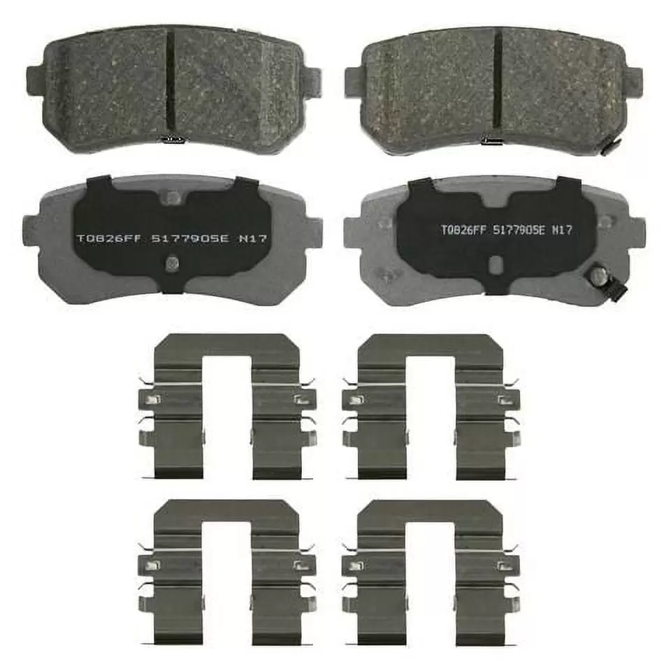 Wagner ThermoQuiet QC1829 Ceramic Disc Brake Pad Set Fits select: 2016-2017 HYUNDAI SONATA