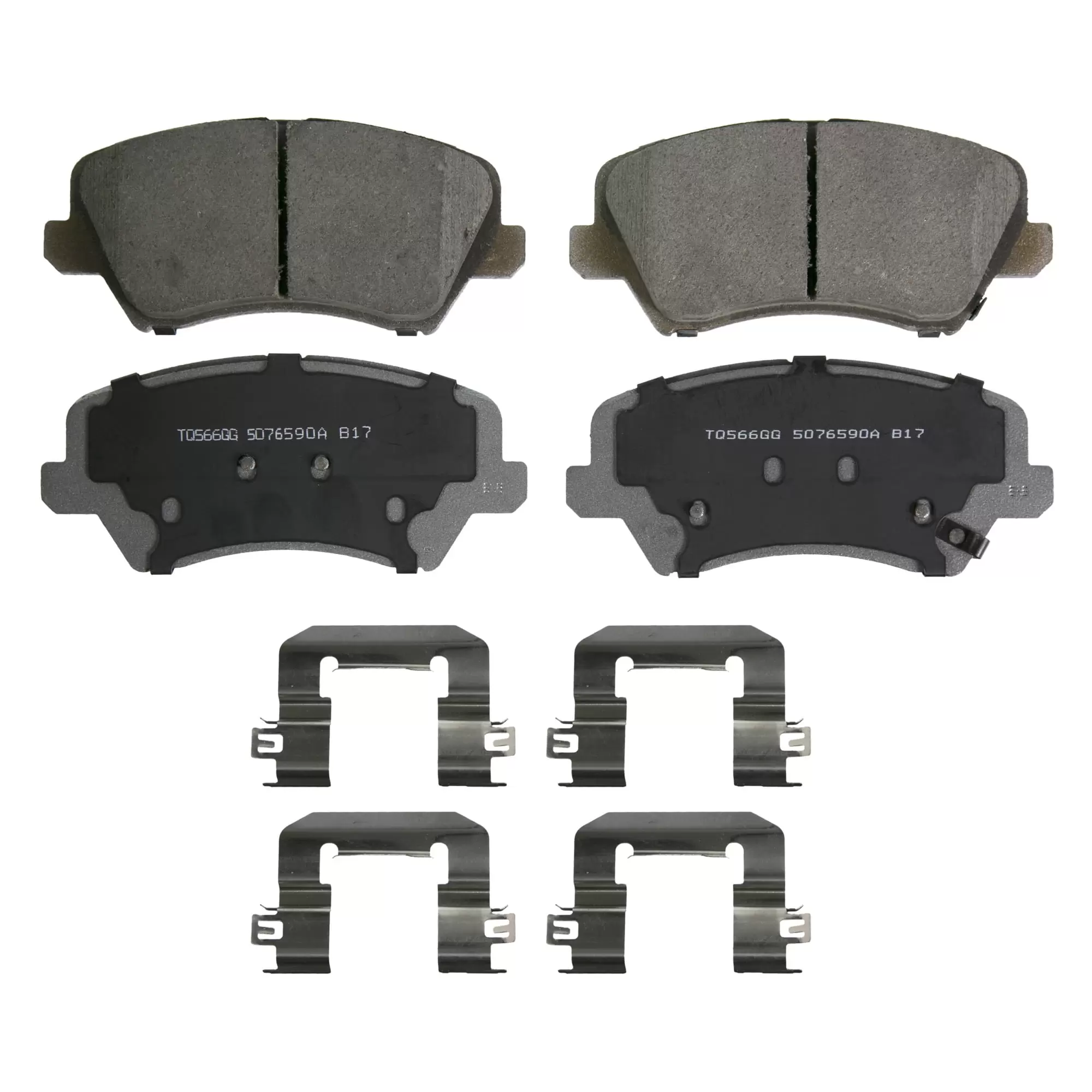 Wagner Thermoquiet QC1828 Ceramic Disc Brake Pad Set Fits select: 2016-2017.2019-2021 HYUNDAI VELOSTER